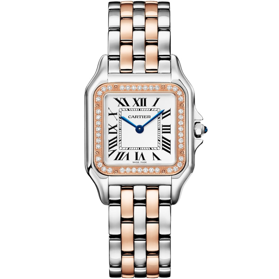Medium Rose Gold and Diamond Panthère de Cartier Watch 27mm