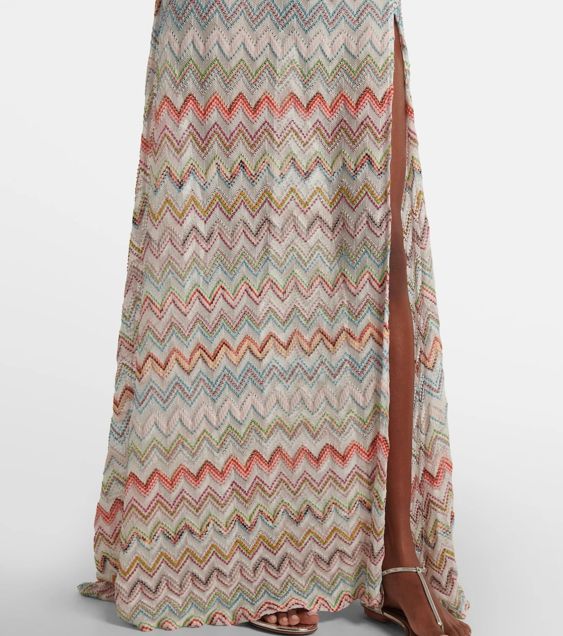 Missoni - Zigzag metallic maxi skirt