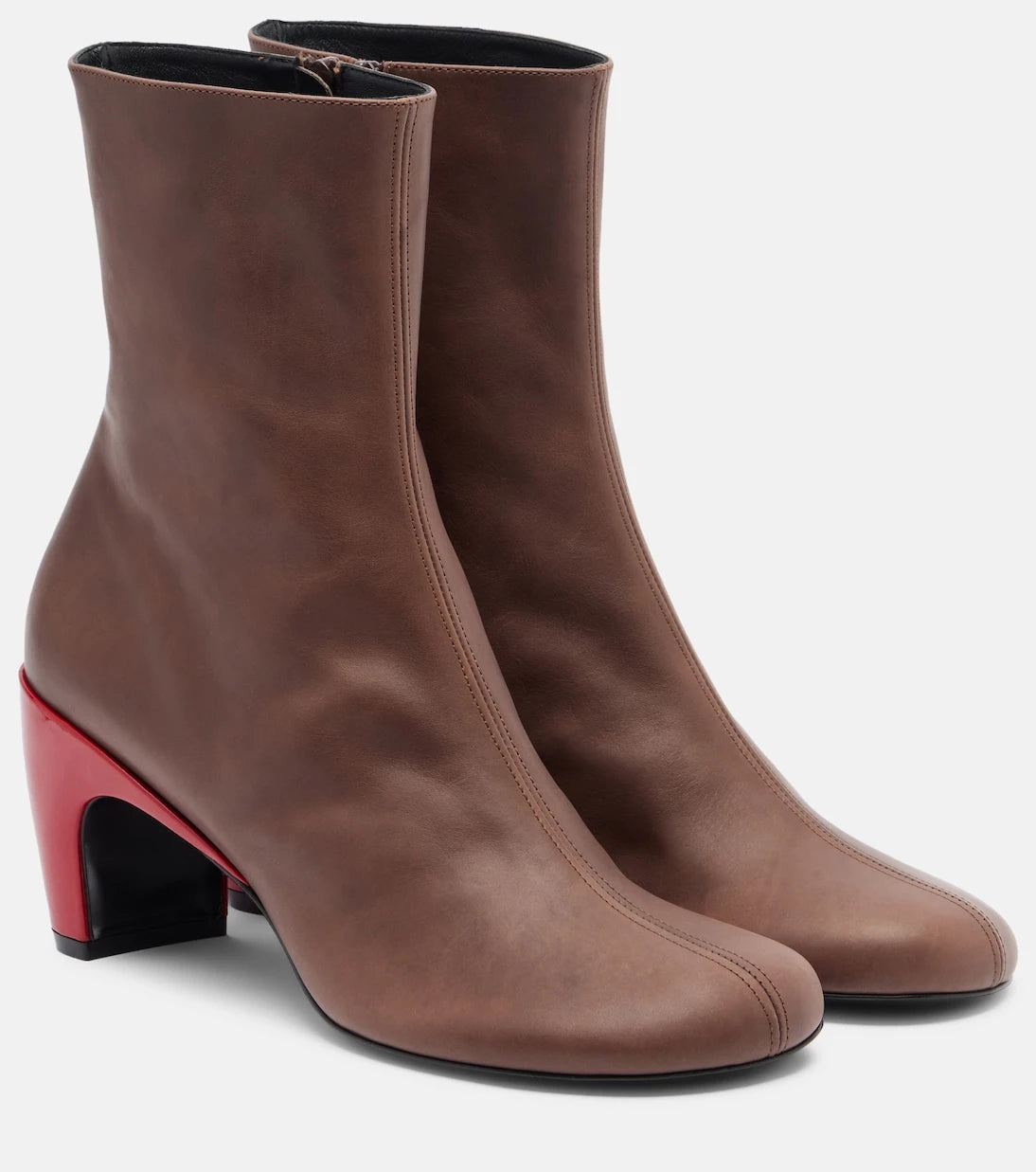 Dries Van Noten - 65 leather ankle boots