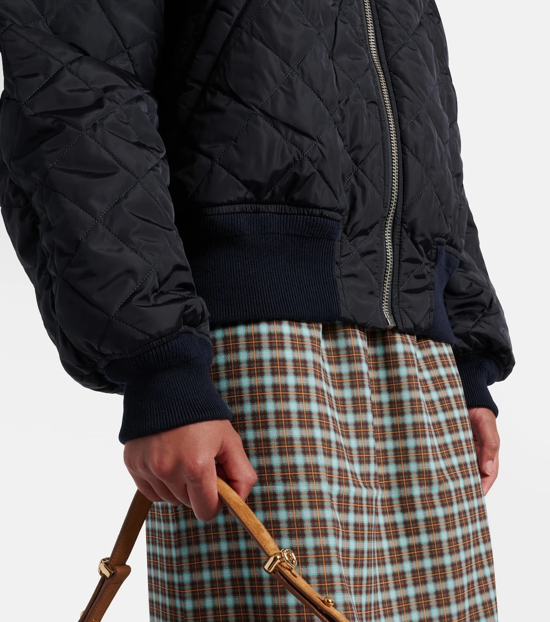 Prada - Hooded quilted jacket