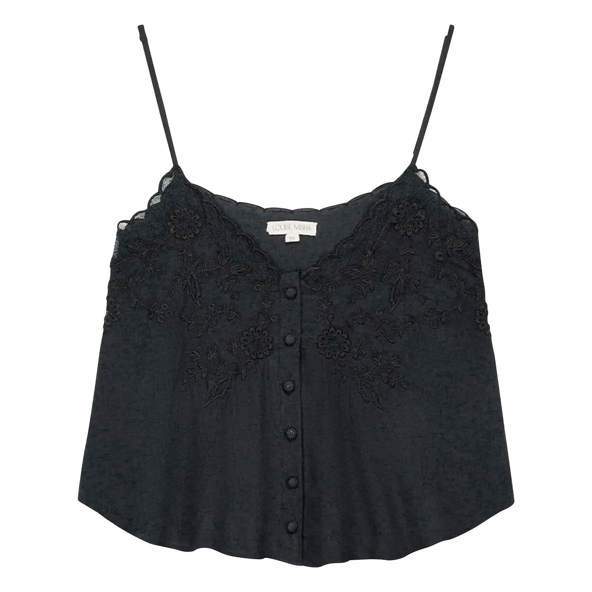 Louise Misha - Suena tank top | Black