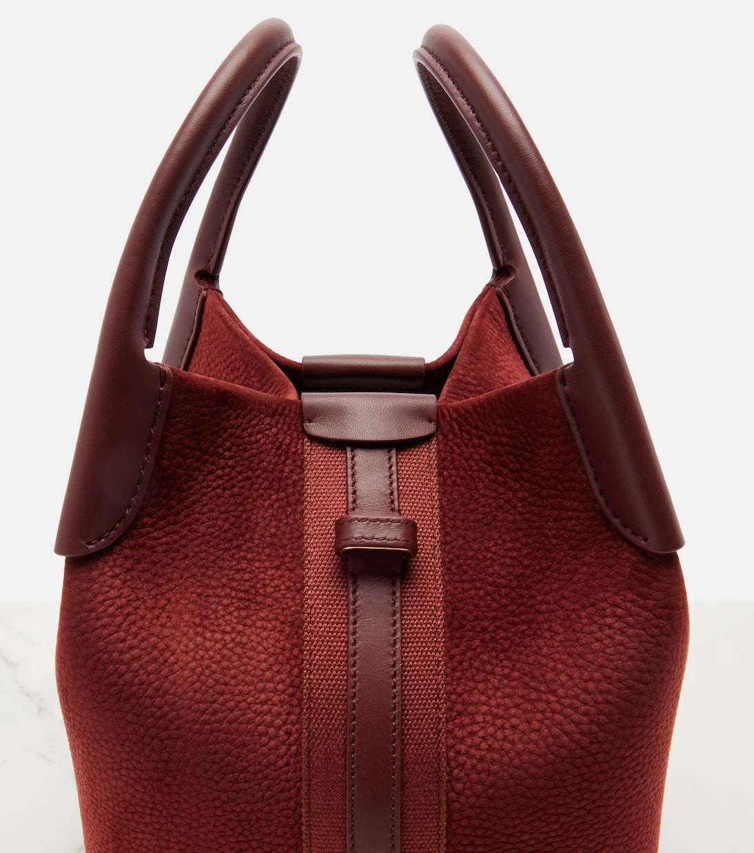 Loro Piana - Bale Small leather top-handle bag