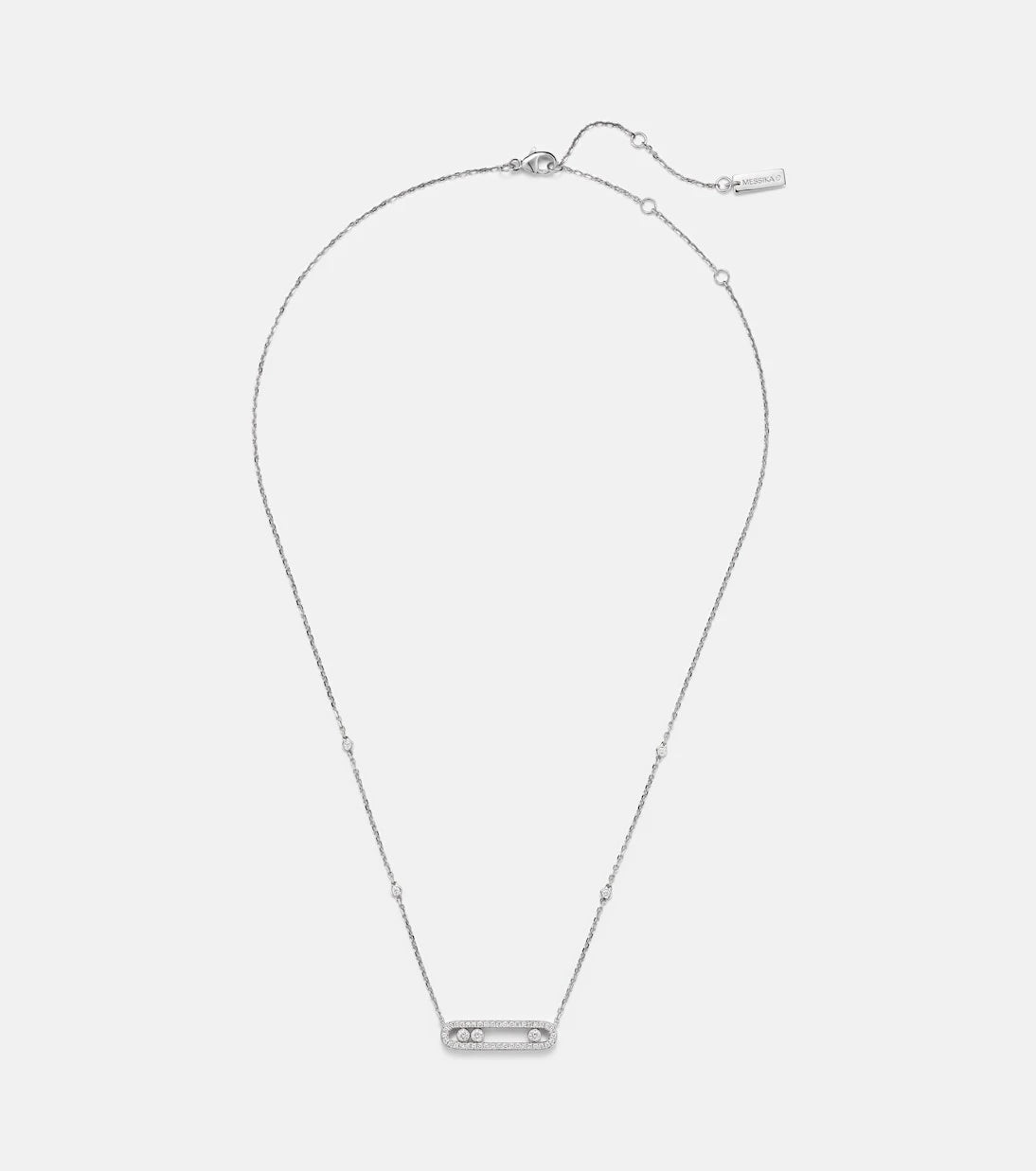 Messika - Baby Move 18kt white gold necklace with diamonds
