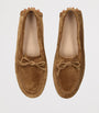 Le Monde Beryl Brown Suede Moccasin Driver Shoes