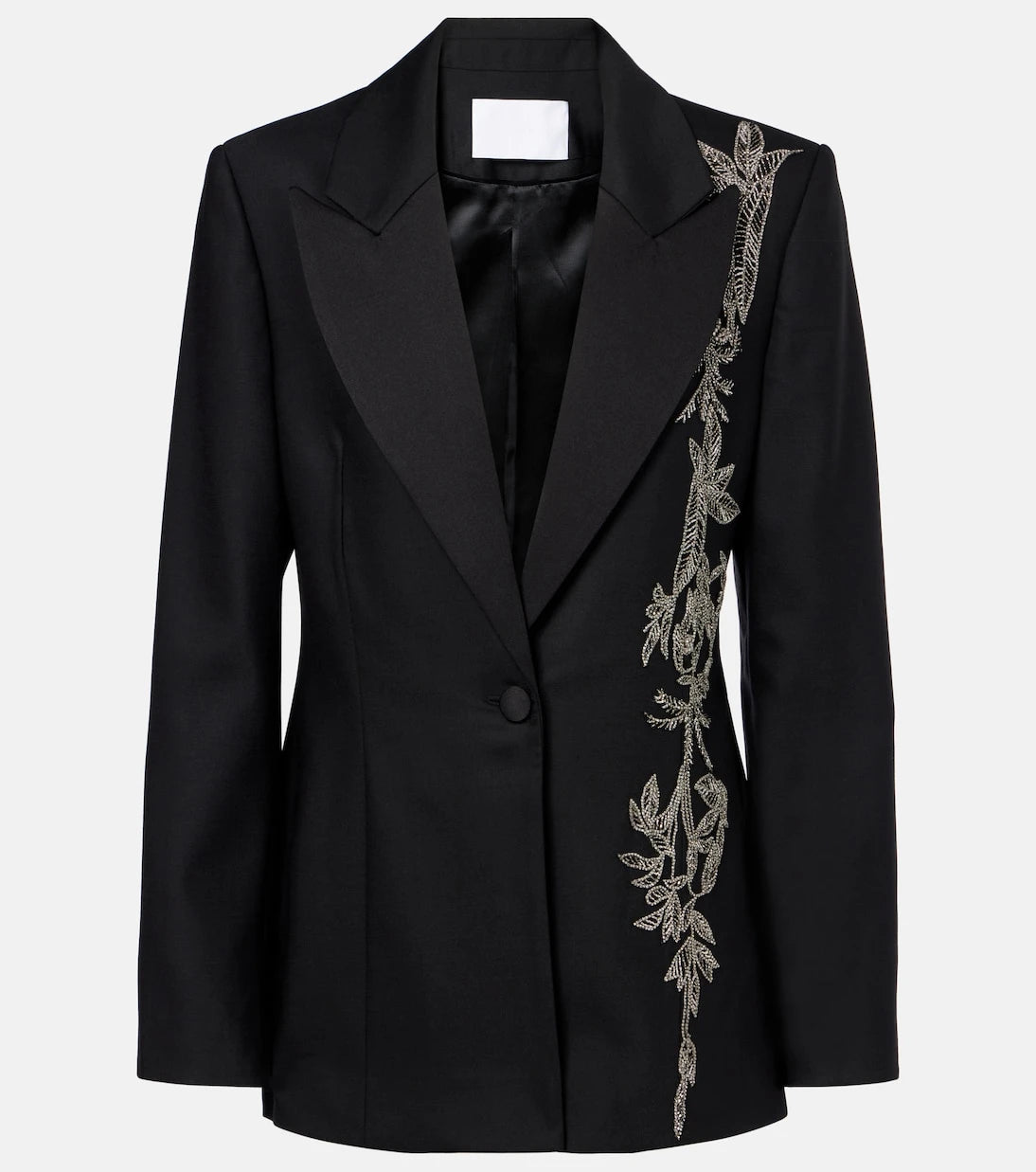 Costarellos - Lesia embellished wool-blend blazer
