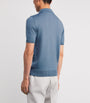Isaia Cashmere-Silk Knit Polo Shirt