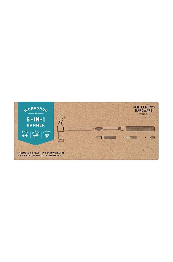 Gentelmen's Hardware Çok Fonksiyonlu 6'ı 1 Arada Alet Kraft
