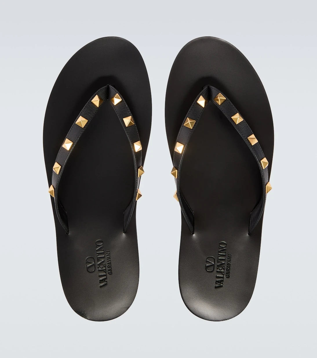 Valentino Garavani - Rockstud leather thong sandals
