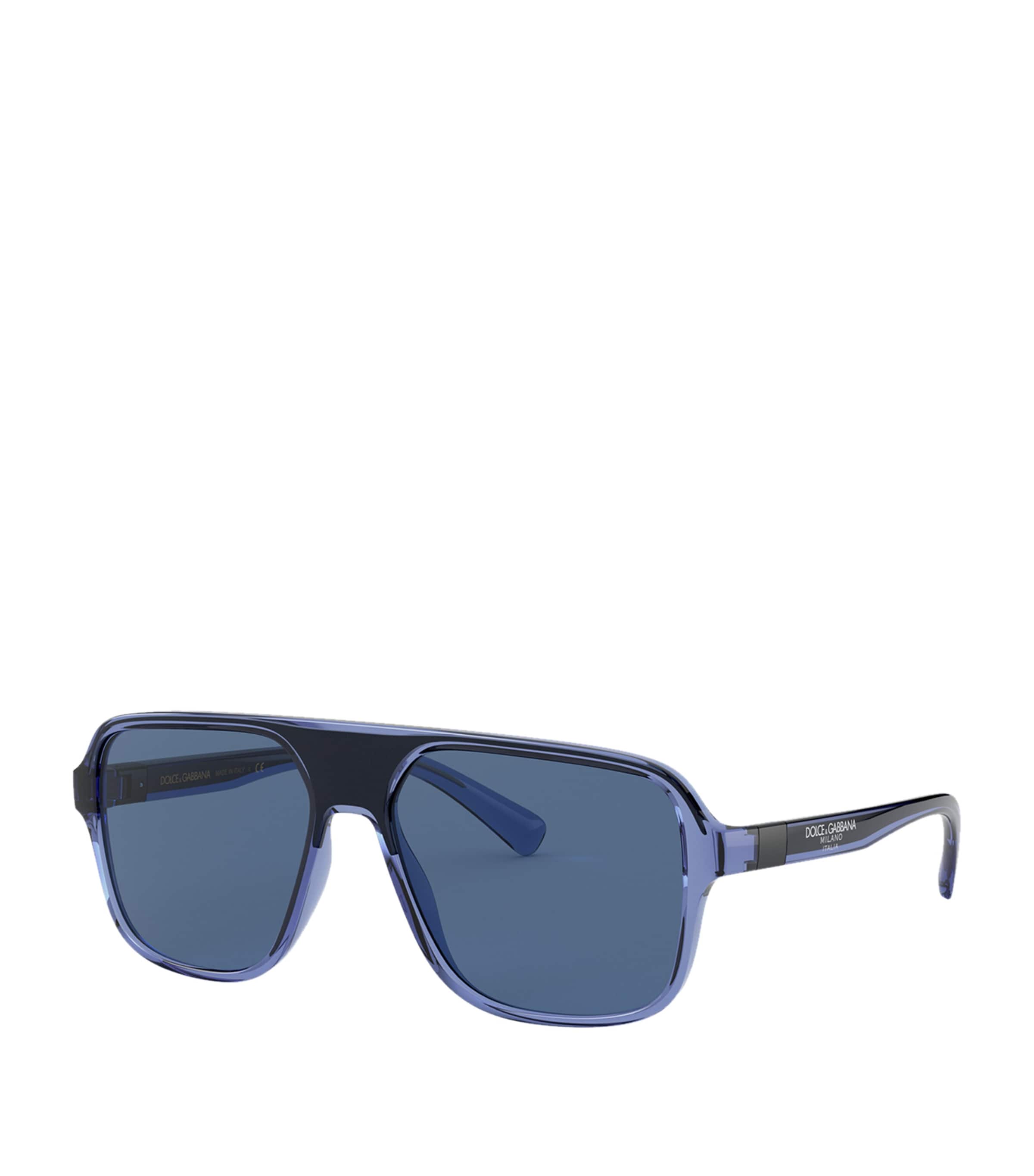 Dolce & Gabbana Step Injection Square Sunglasses