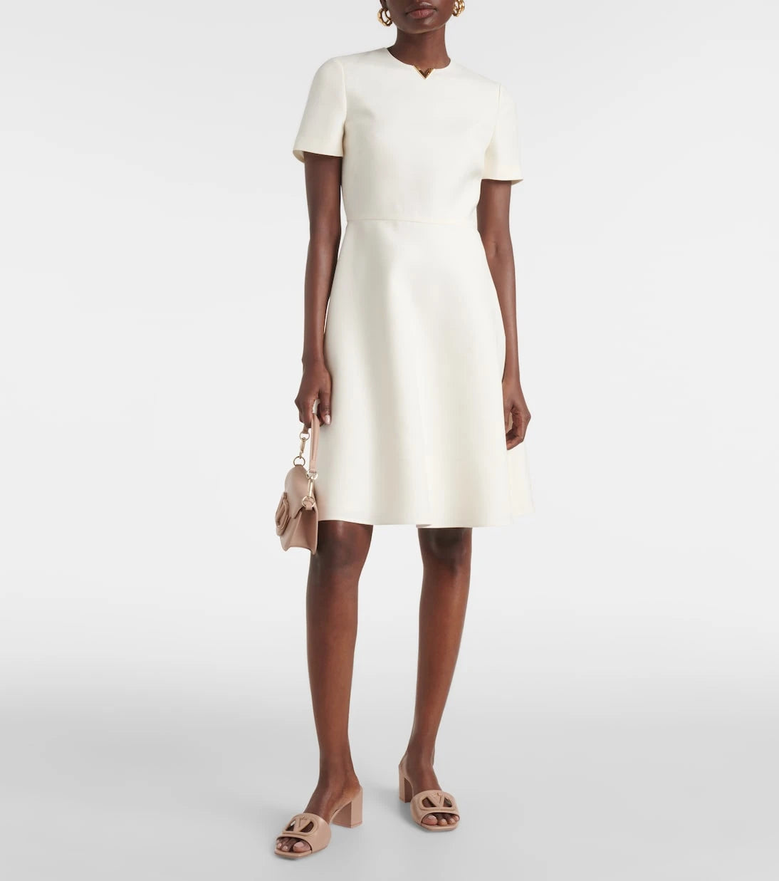 Valentino - Wool and silk minidress