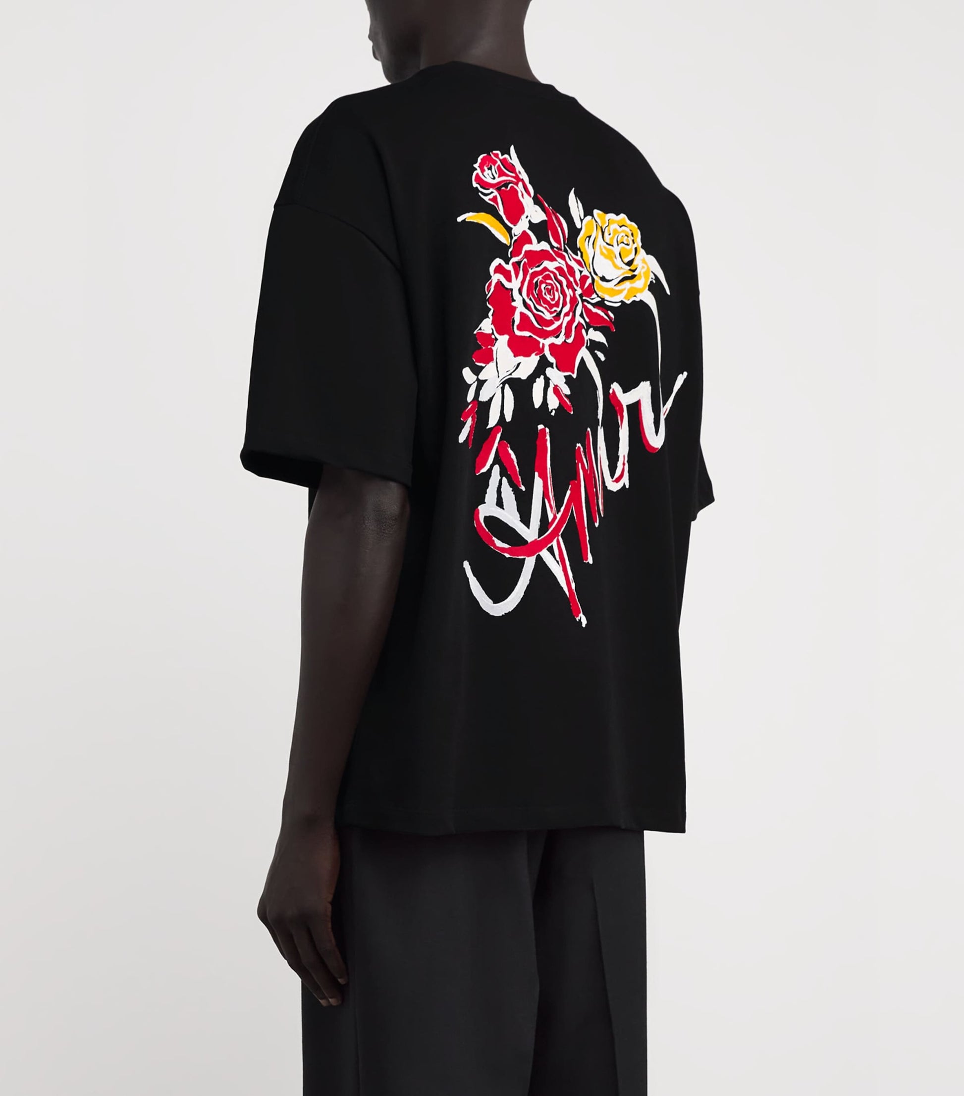 Cotton Roses Print T-Shirt