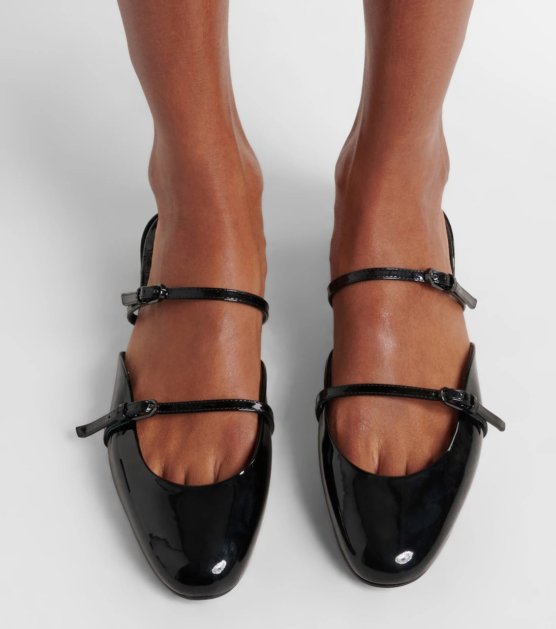 Christian Louboutin - Jane Nina patent leather mules