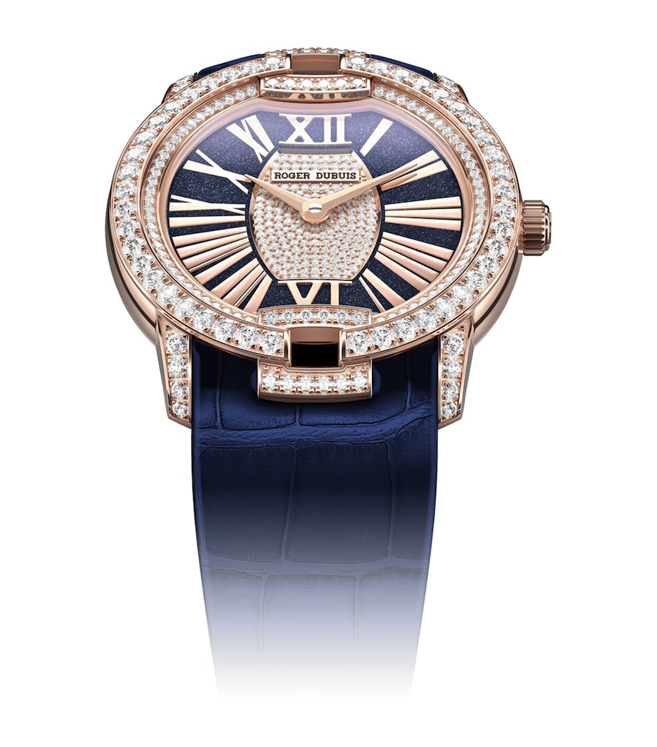 Rose Gold and Diamond Velvet Watch 36mm