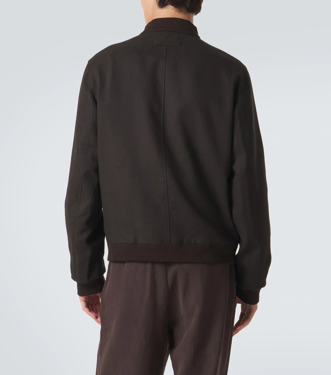 Zegna - Linen bomber jacket