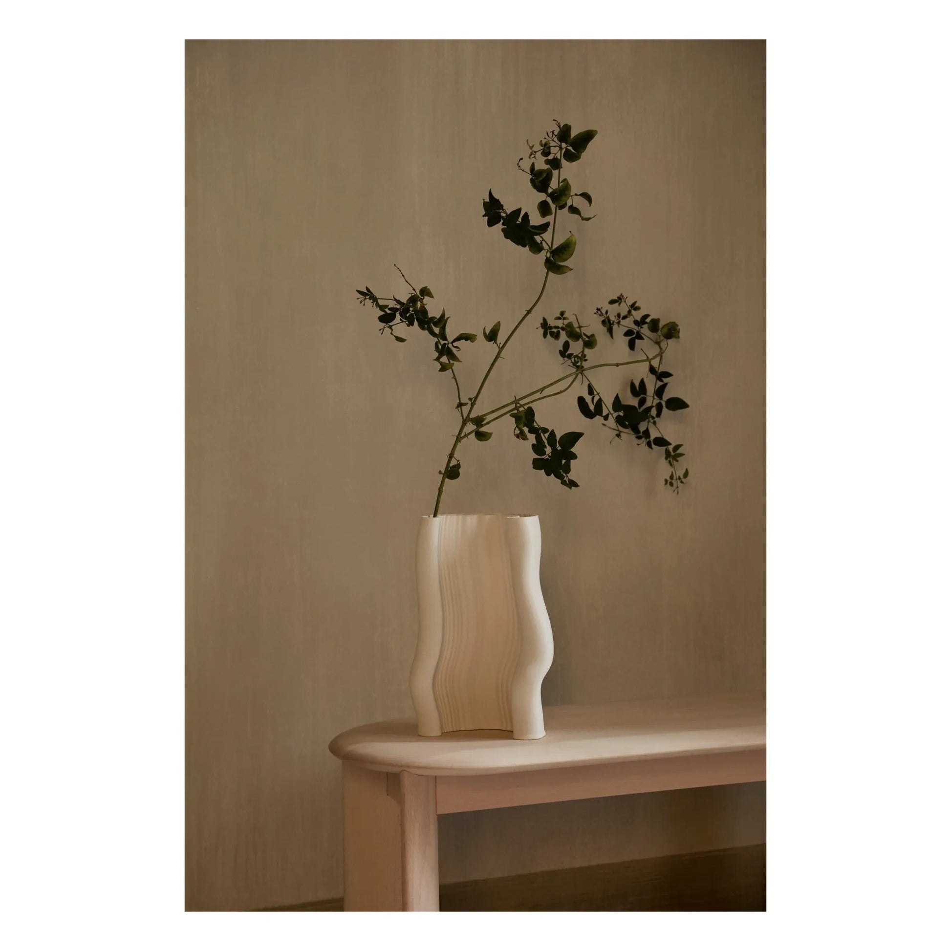 Ferm Living - Moire vase | Off-White