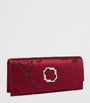 Malone Souliers Red Satin Embellished Vivien Clutch Bag