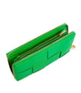Green Leather Intreccio Wallet