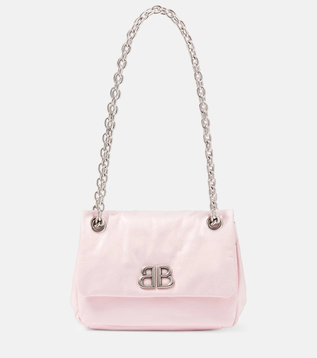 Balenciaga - حقيبة كتف موناكو ميني الجلدية