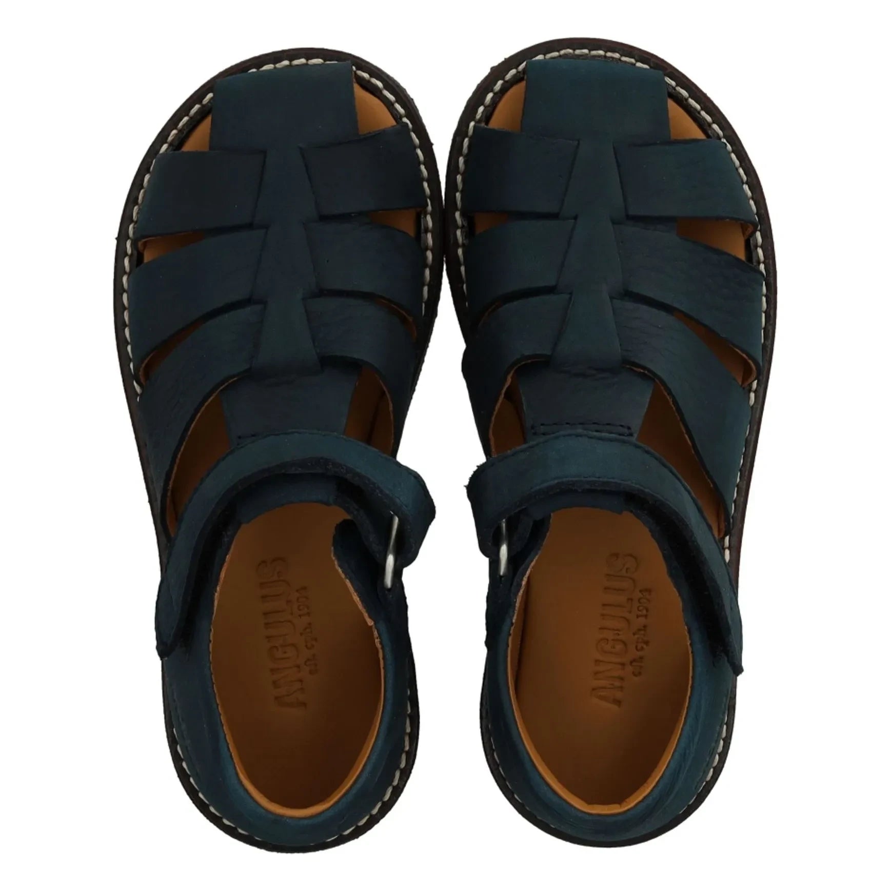 Angulus - Sandals Pêcheur Nubuck Child | Navy blue