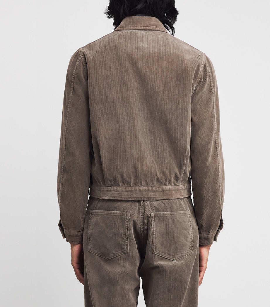 Green Cotton Corduroy Jacket