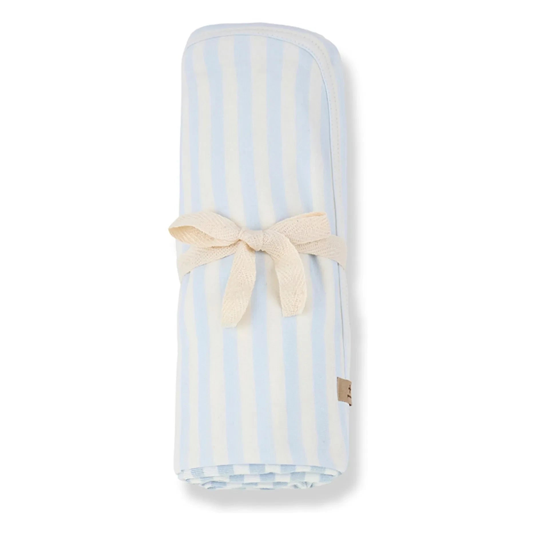 1+ in the family - Striped Betta blanket | Pale blue