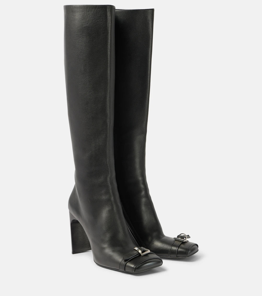 Balenciaga - Bel Air 100 leather knee-high boots
