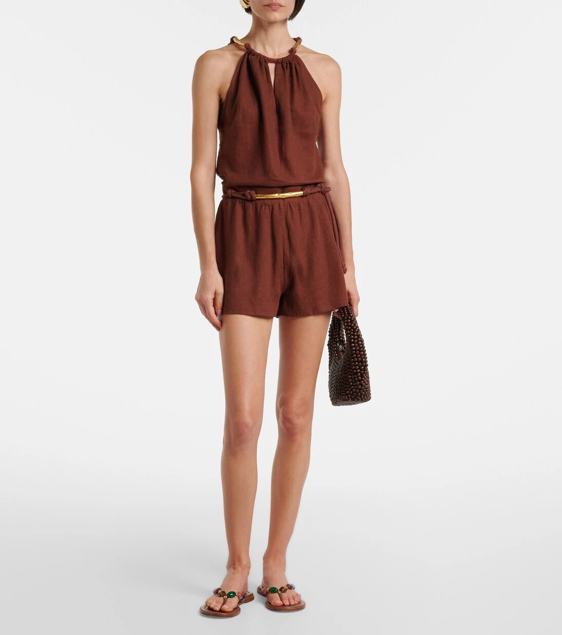 ViX Paula Hermanny - Janet linen-blend shorts