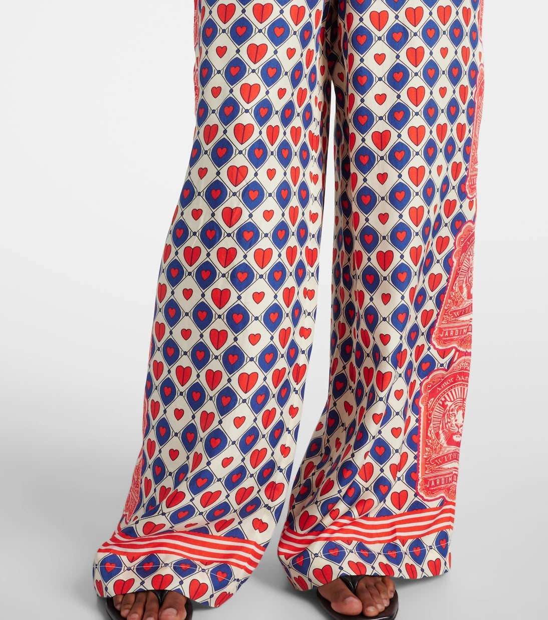 Camilla - Printed silk palazzo pants