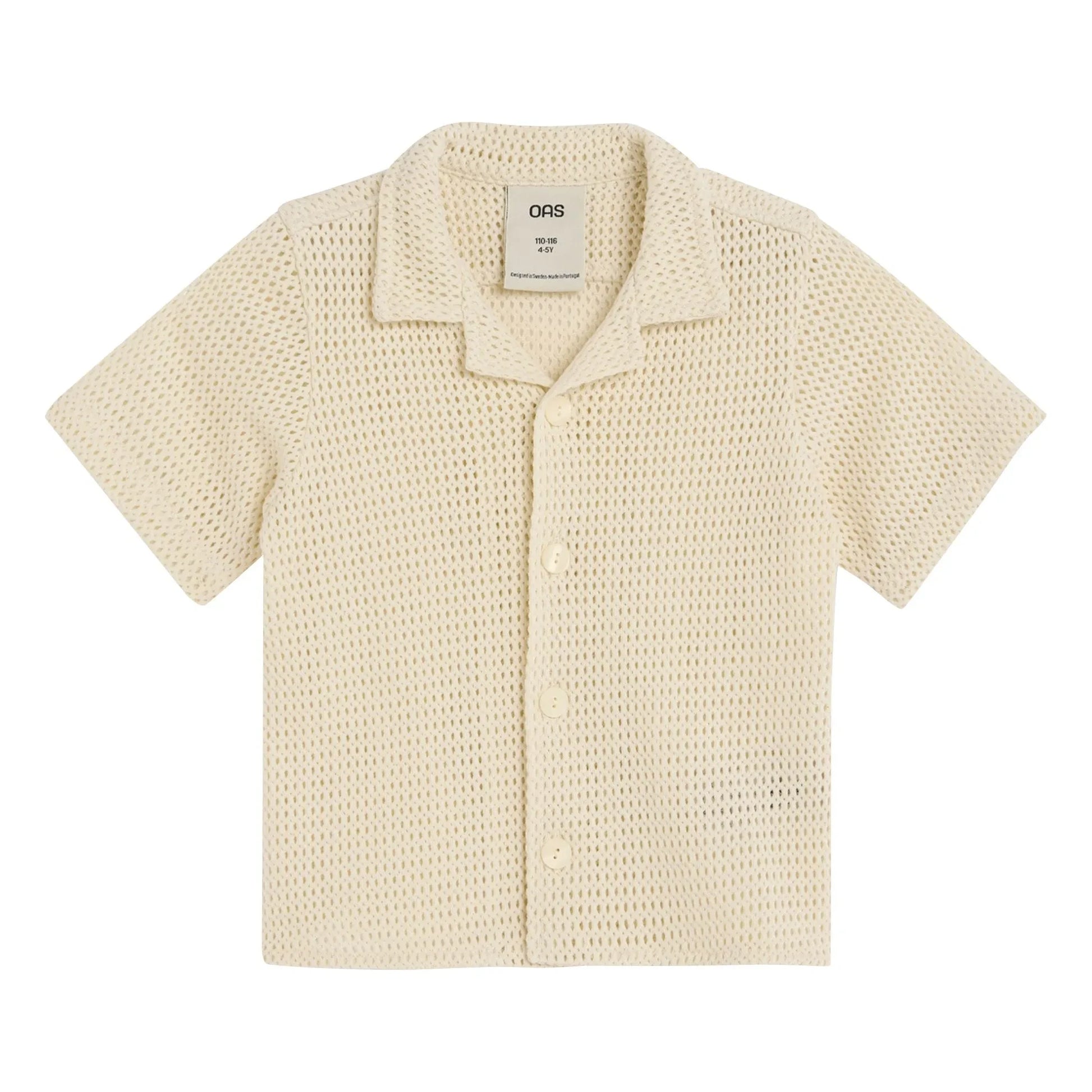 OAS - Nicaro Crochet shirt | Ecru