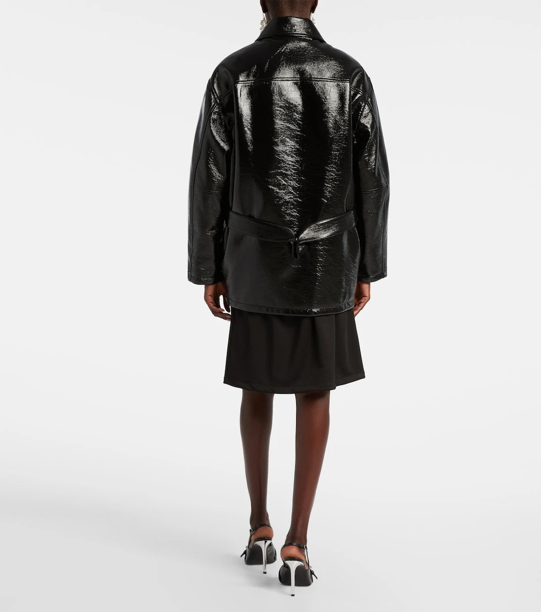 Courrèges - Coated cotton-blend jacket