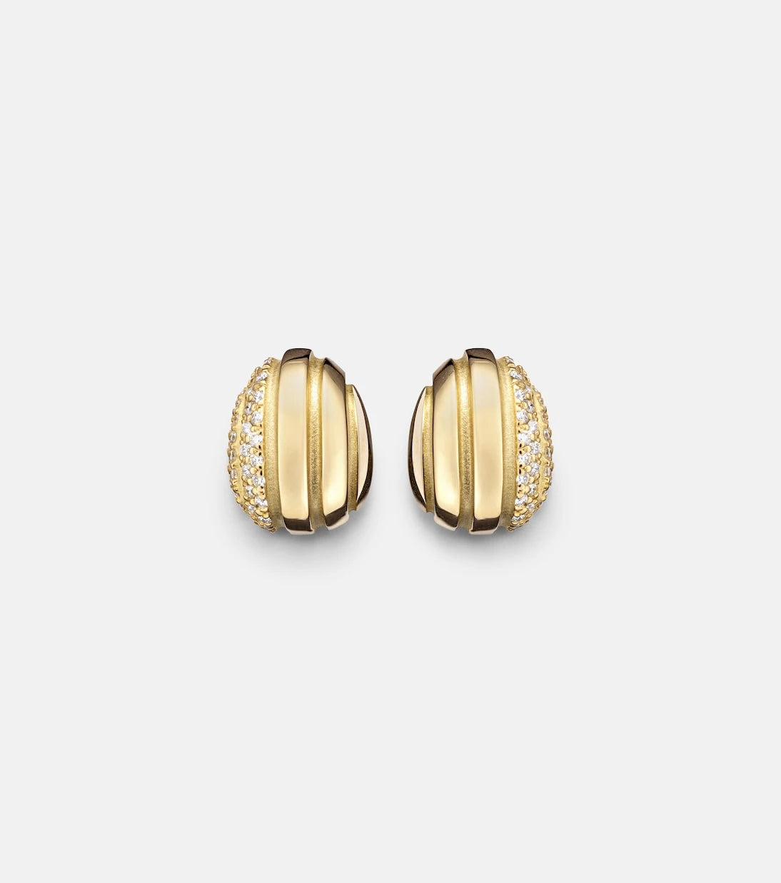 Pamela Zamore - Eos 18kt gold earrings with diamonds
