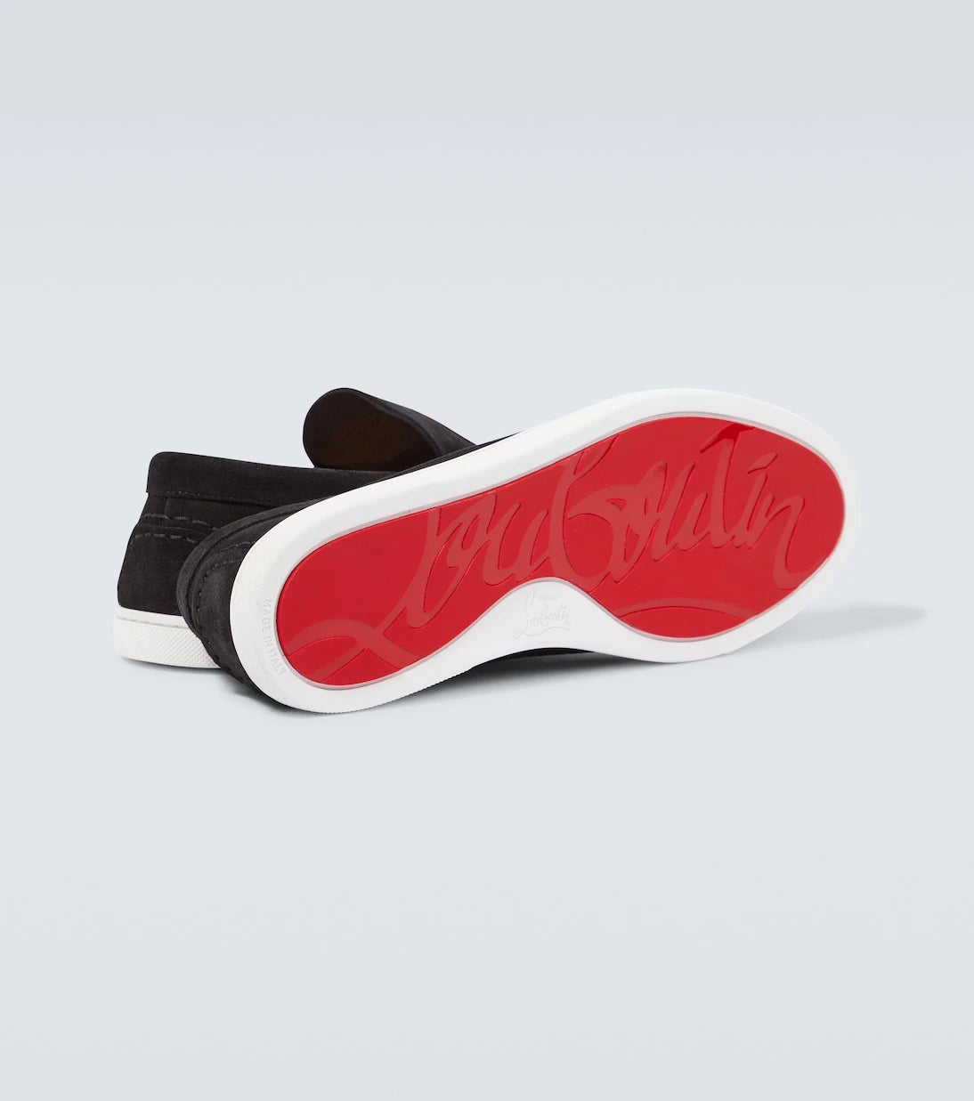 Christian Louboutin - Varsiboat suede loafers