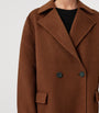 AllSaints Brown Wool-Blend Sellma Coat