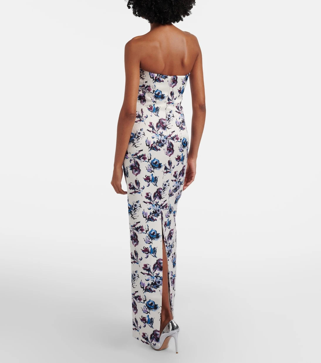 Emilia Wickstead - Laelia floral bustier gown