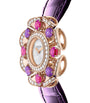 Rose Gold, Diamond, Amethyst and Pink Rubellite Divas' Dream Watch 33mm