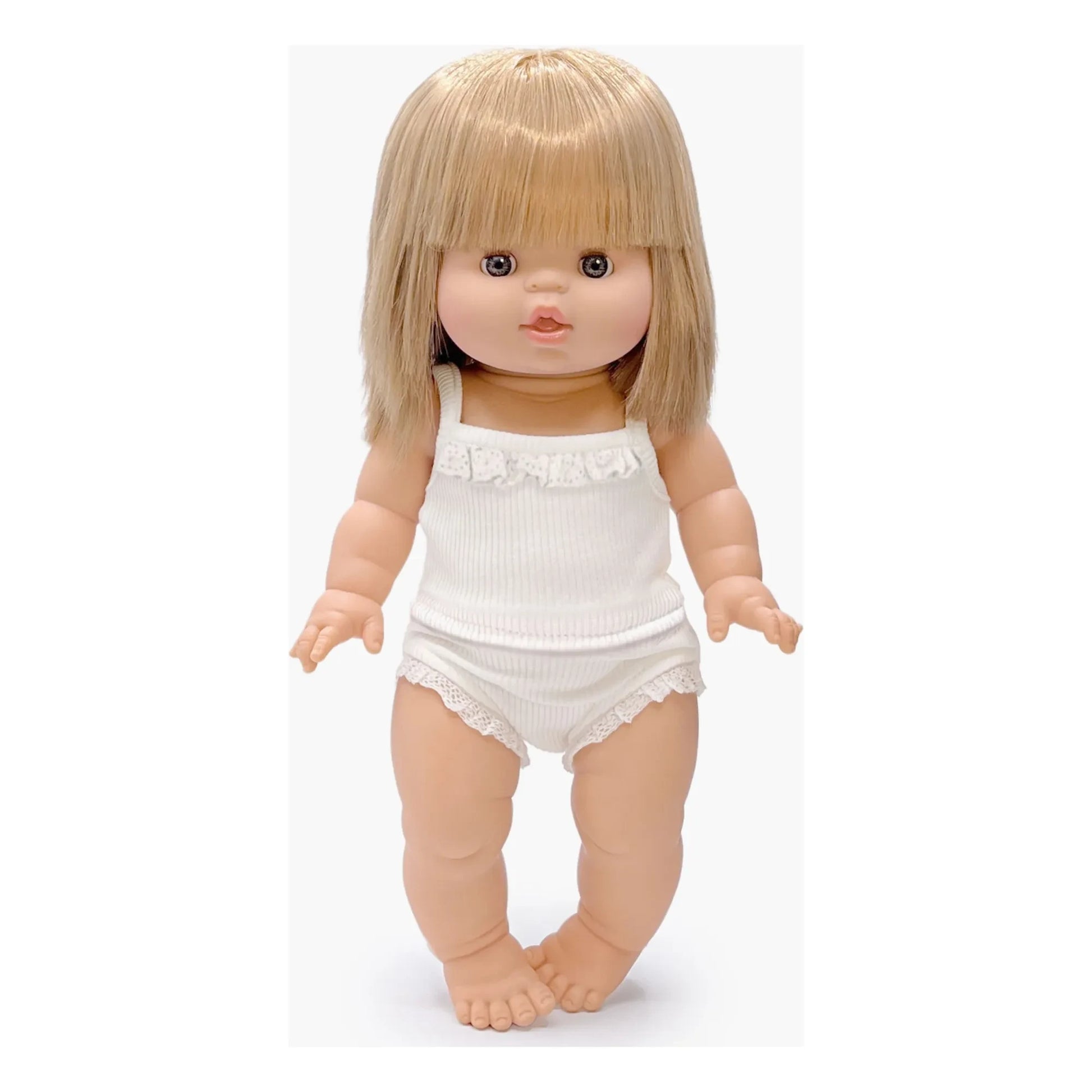 Minikane - Yzée sleeper-eyed doll in ribbed knit set