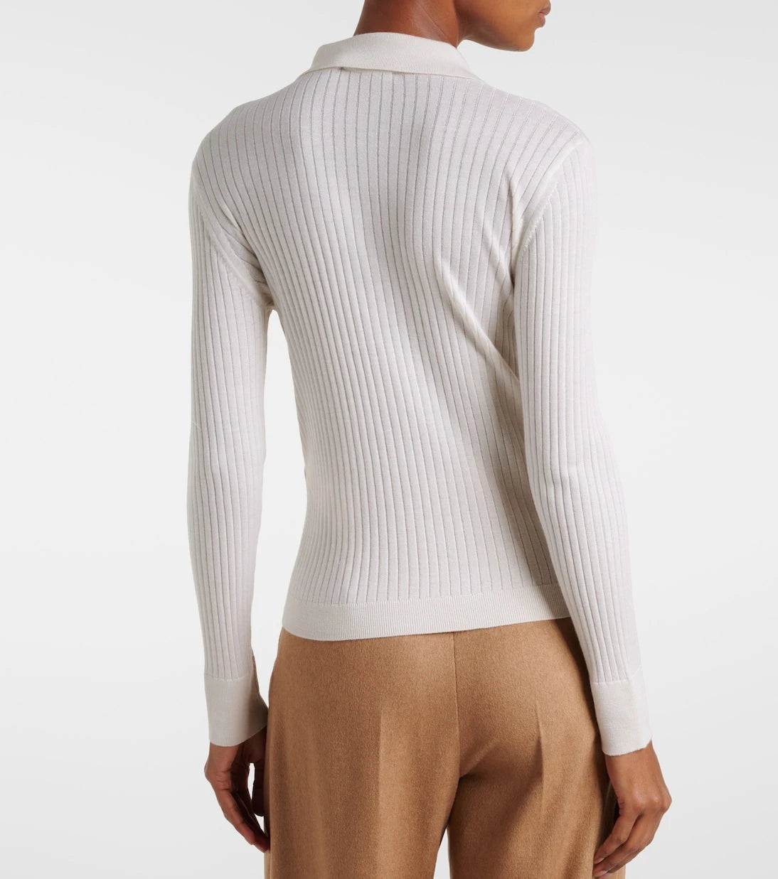 Max Mara - Gitano cashmere and silk polo sweater