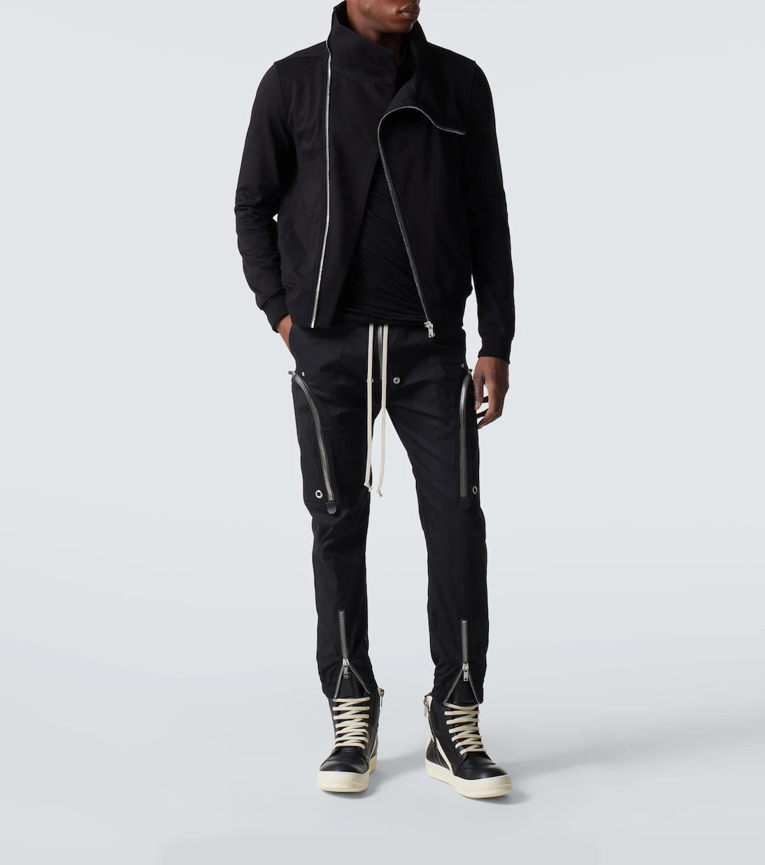 Rick Owens - Bauhaus cotton-blend poplin slim pants