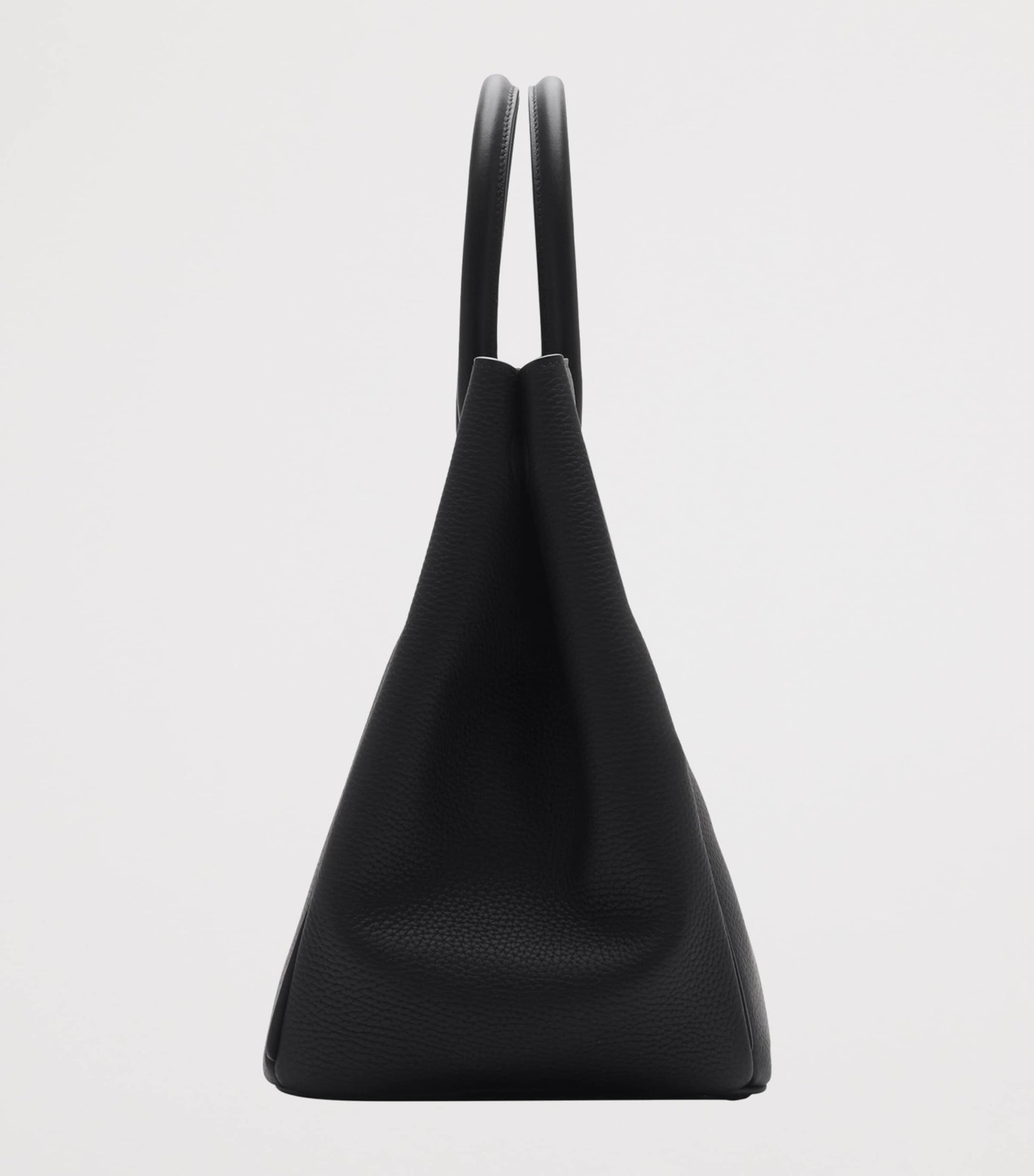 Burberry Black Leather Medium Rocking Horse Tote Bag