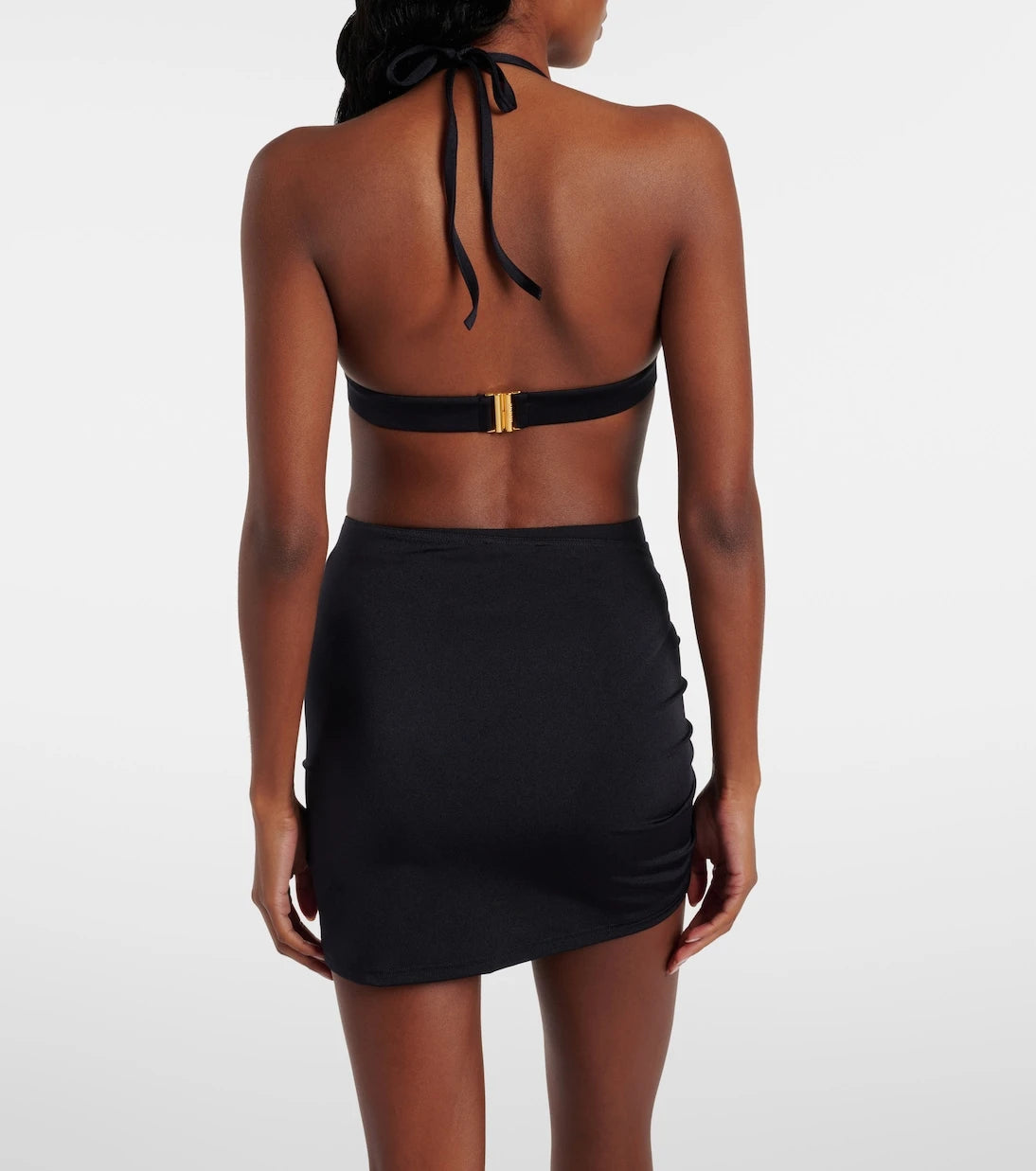 Balmain - Draped embellished beach cover-up