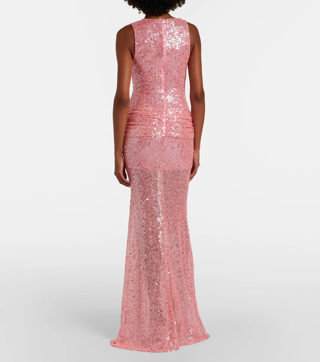 David Koma - Sequined draped gown