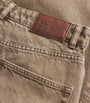 Stylein Brown Kayne Wide-Leg Jeans
