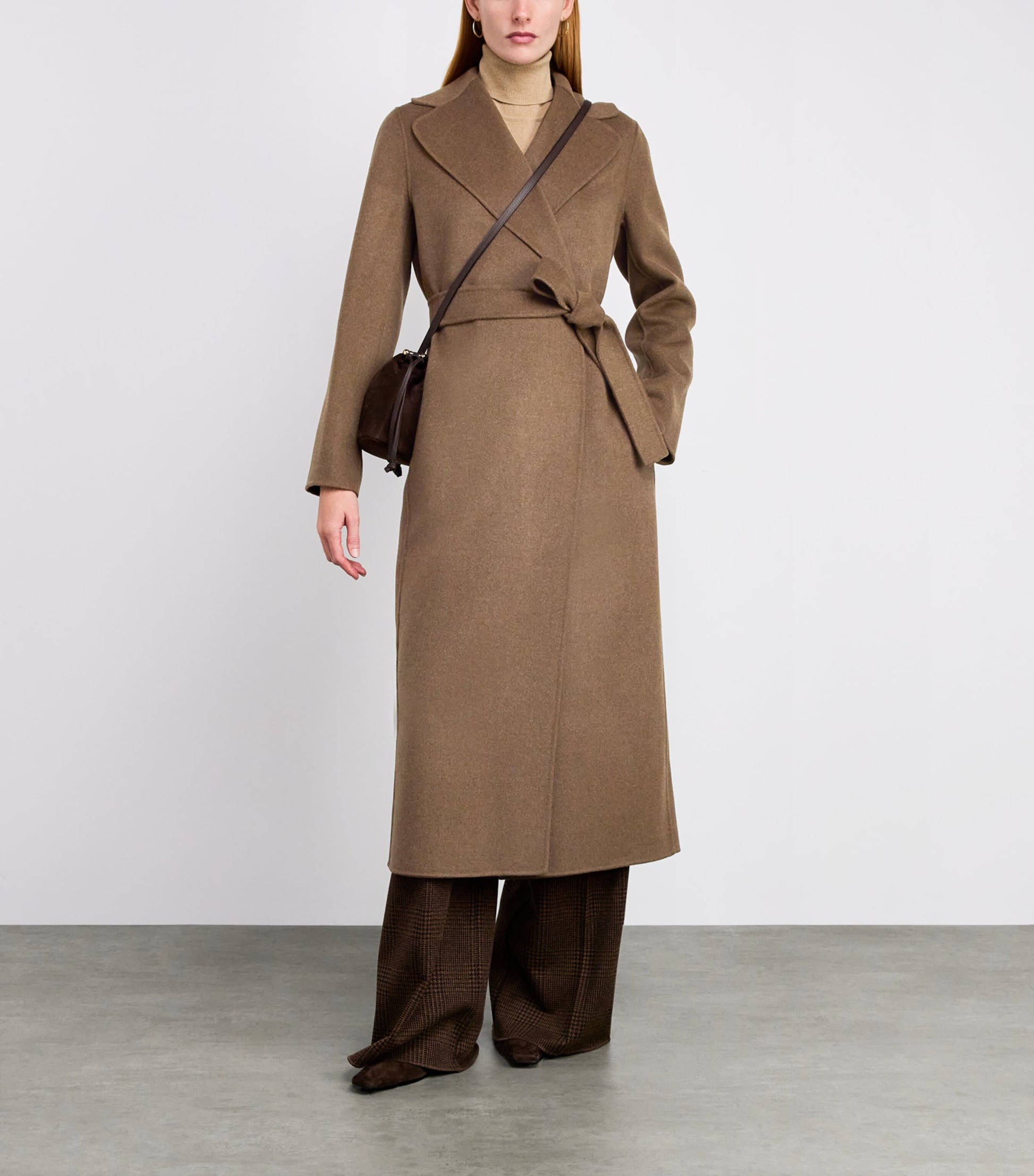 Max Mara Virgin Wool Wrap Coat