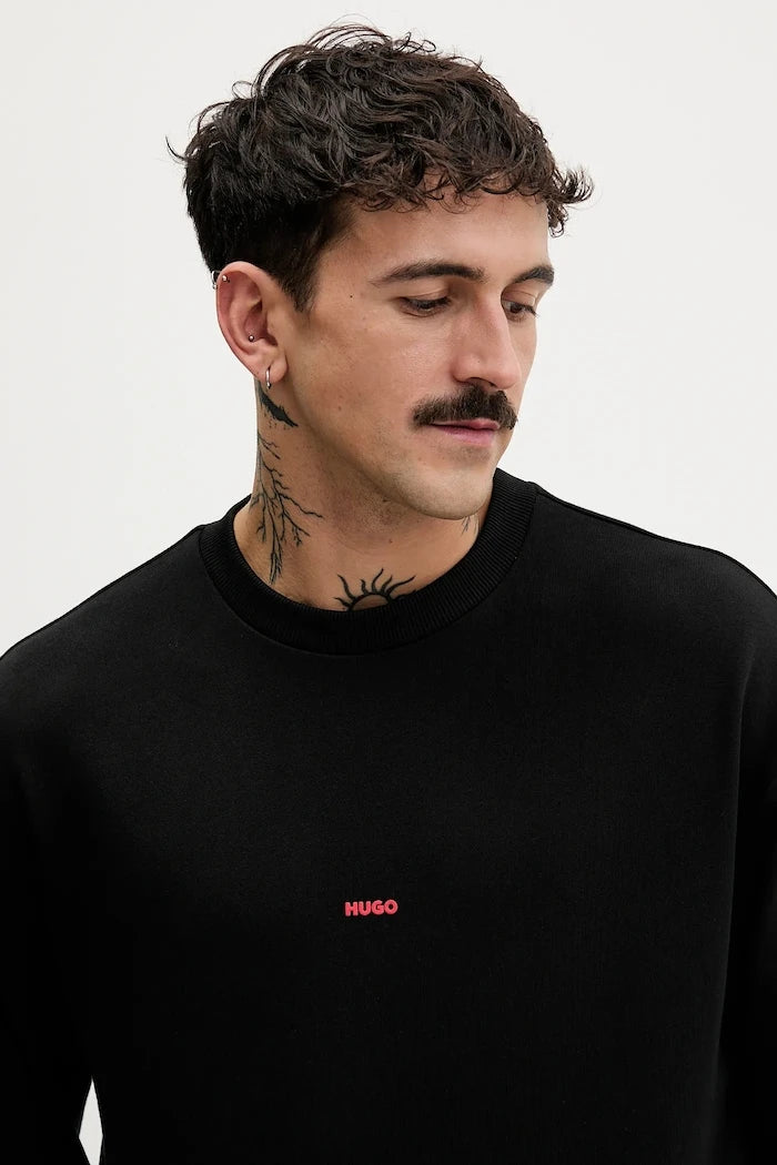 Памучен суичър HUGO Dubraxo