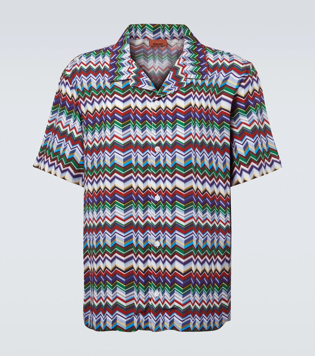 Missoni - Zigzag bowling shirt