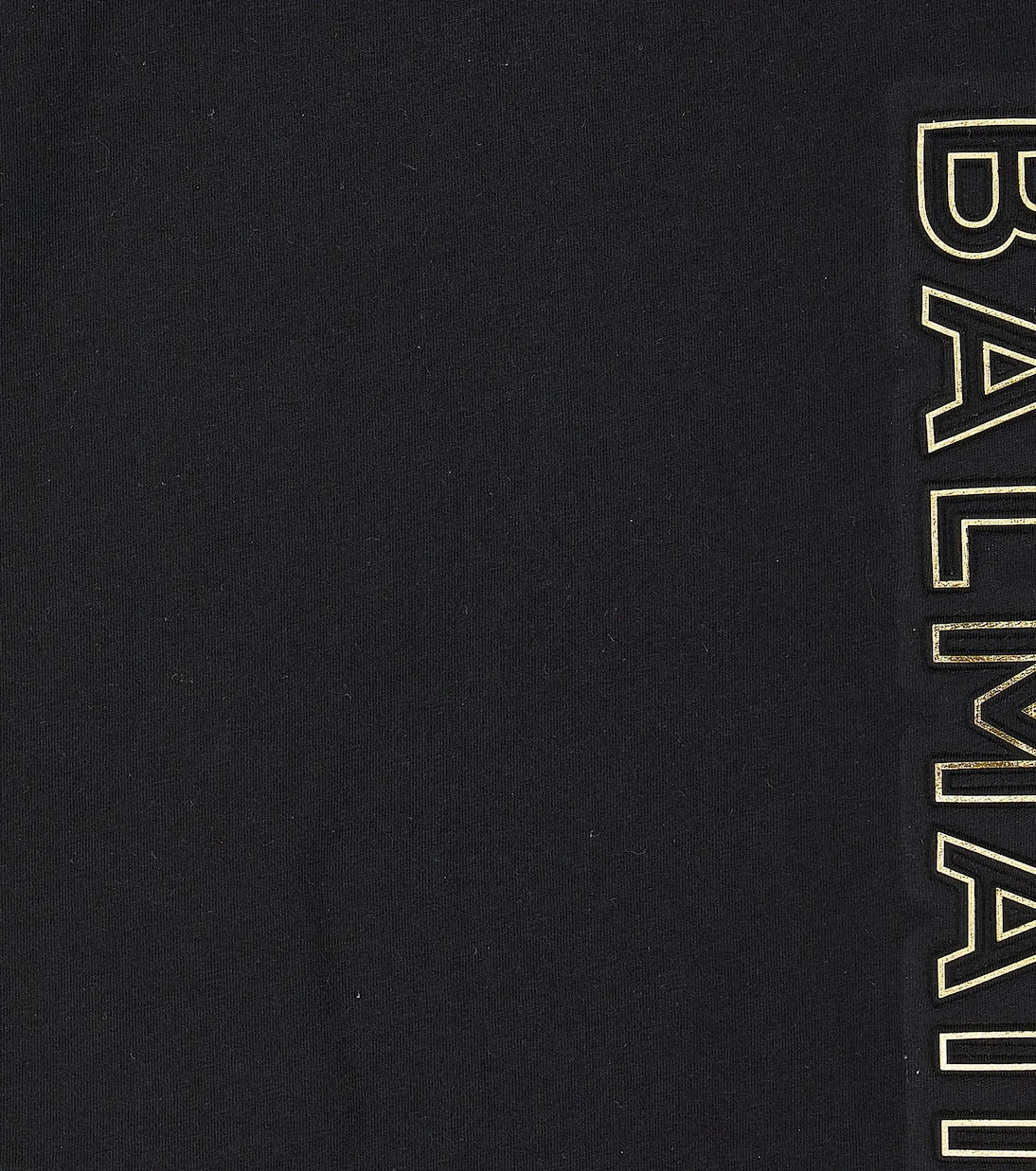 Balmain Kids - تي شيرت من القطن الجيرسيه المطبوع