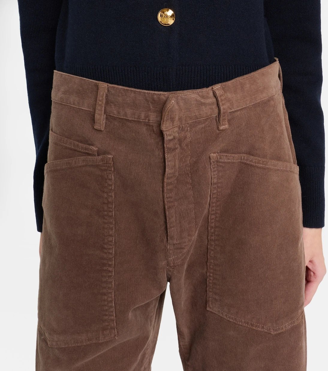 Nili Lotan - Shon corduroy barrel-leg pants