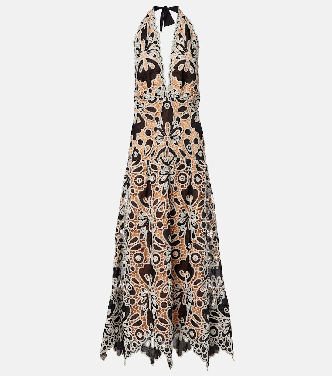Johanna Ortiz - Lace guipure maxi dress