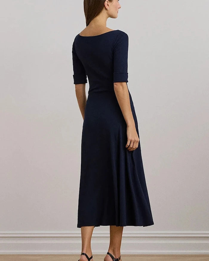 Lauren Ralph Lauren pamuklu kloş elbise