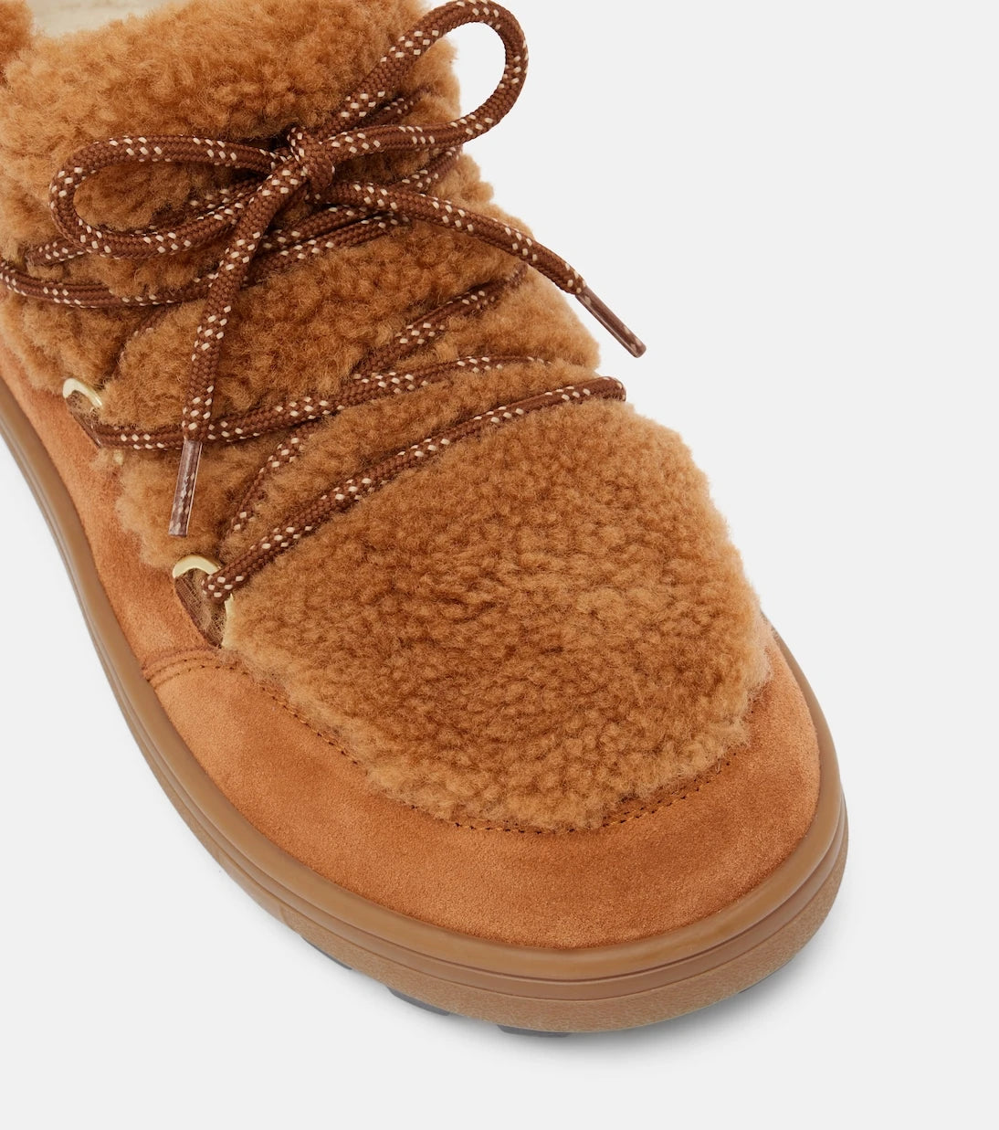 Bogner - Chamonix shearling-trimmed suede ankle boots
